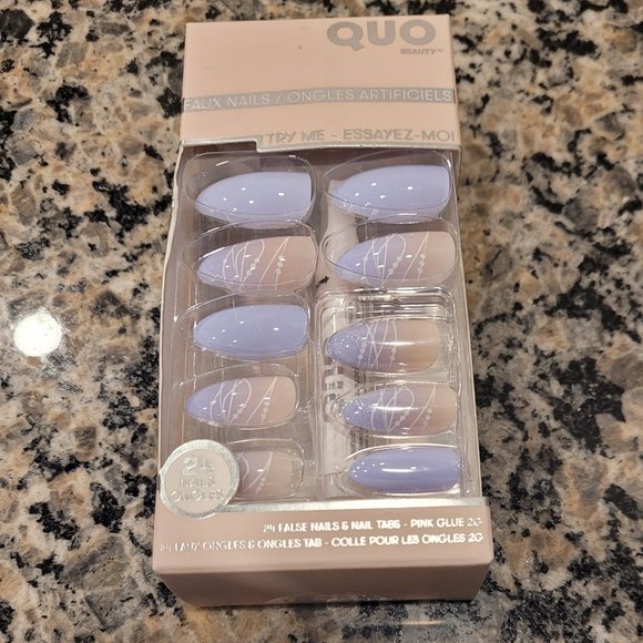 QUO Beauty FAUX NAILS 24 SET + GLUE / VEGAN - Picture 3 of 8